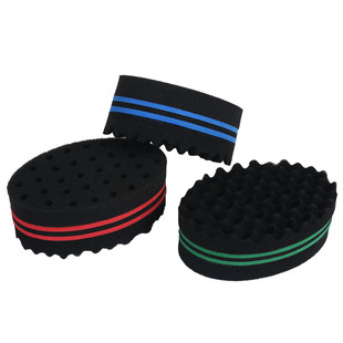 barbershop非洲脏辫黑人烫海绵嘻哈爆炸头造型打理工具HairSponge