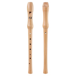 奇美8孔德式高音竖笛英式中音八孔全木质笛子巴洛克式学生课堂用