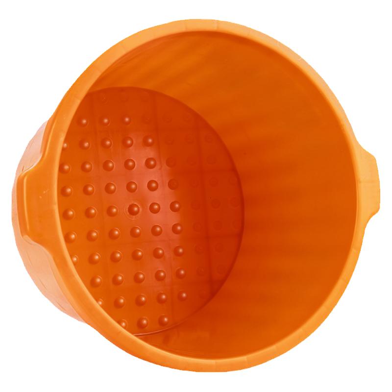 耐摔牛筋泡脚桶足浴店按摩桶家用神器美容院洗脚桶盆过小腿非木桶