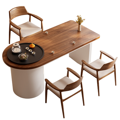 新中式实木家用阳台小户型茶桌