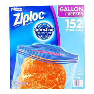 Costco代购 科克兰Kirkland夹链式食物保鲜袋可微薄自封袋264泰国