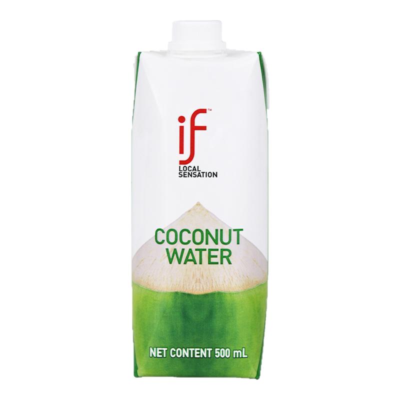 if椰子水500ml*12盒整箱泰国进口椰子水100%纯椰汁饮料椰青水