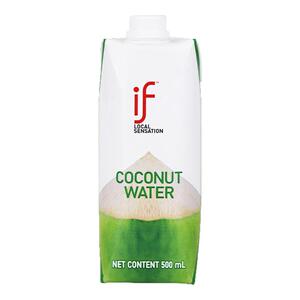 if椰子水500ml*12盒整箱泰国进口椰子水100%纯椰汁饮料椰青水