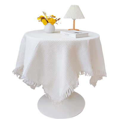 桌布简约棉麻拍照ins风