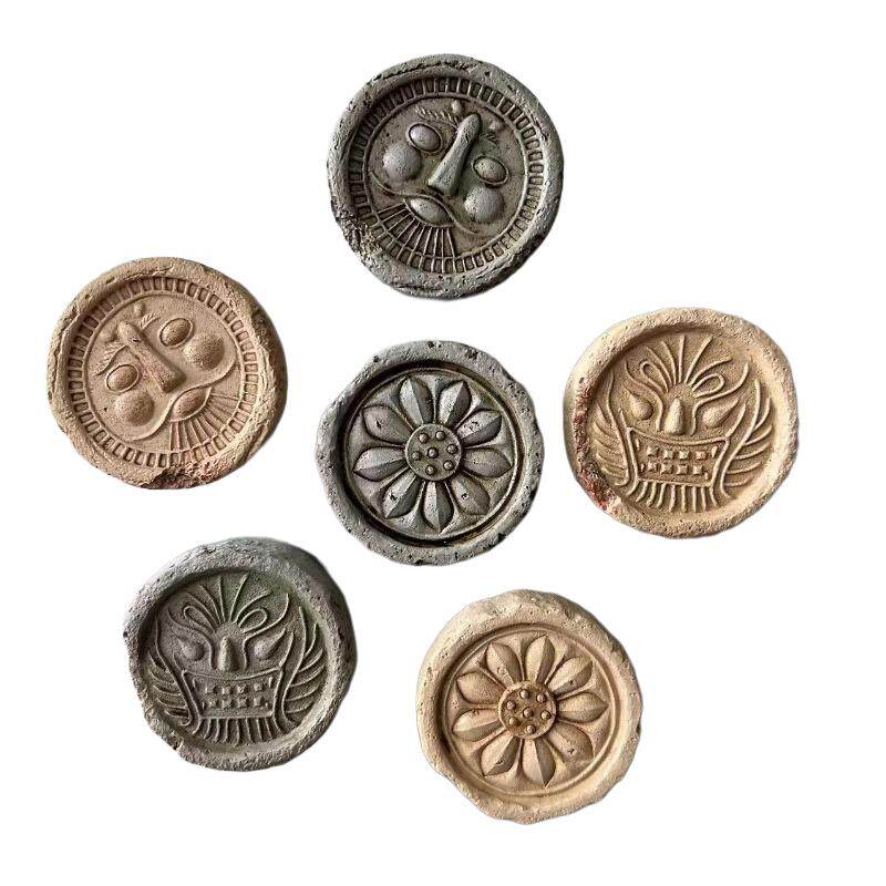 南京六朝博物馆文创六朝瓦当立体冰箱贴复古创意国风南京纪念创意