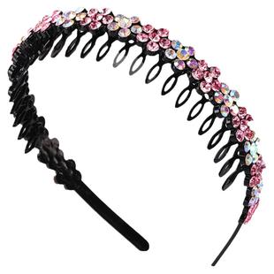 带钻发卡女成人压发箍2025新款碎发夹女款带齿头箍架头发夹子头饰