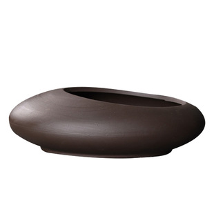 创意个性大口径粗陶透气蝴蝶兰盆景盆栽陶瓷大号多肉文竹兰花花盆