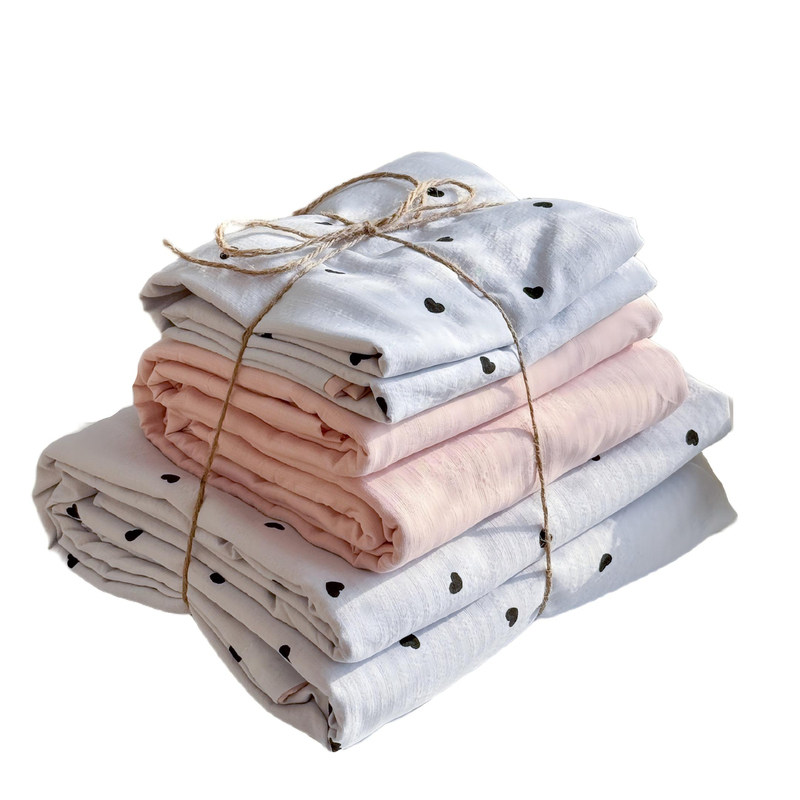 水洗棉被套单件全棉被罩被单人学生宿舍150x200x230单个1.5米单独