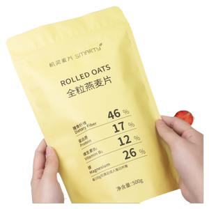 机灵麦片全粒燕麦rolled oats即食老式燕麦片粗粮隔夜低脂高膳食