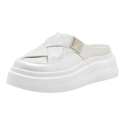 达芙妮厚底包头拖鞋女2025新款