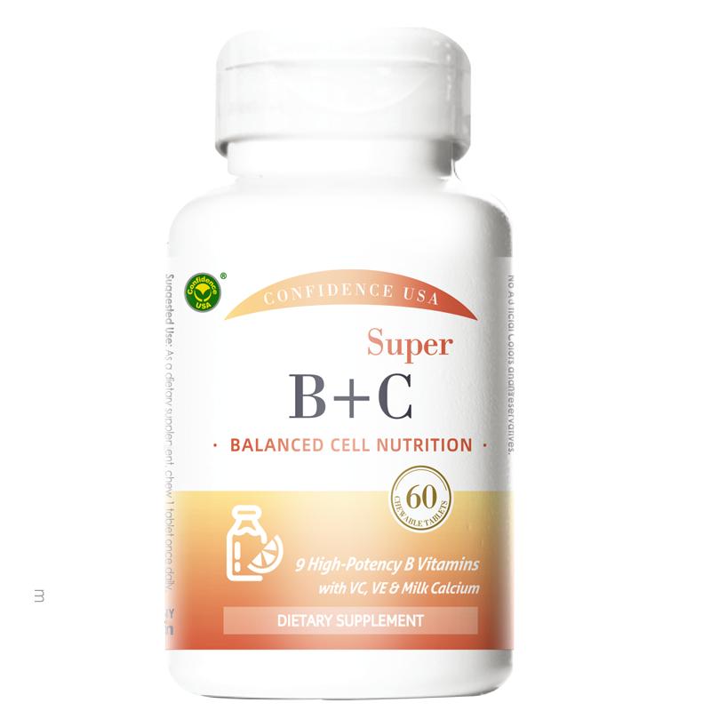 【自营】信心康乐超维bc女性复合维生素B族肌醇叶酸胆碱维生素b12