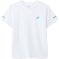 特步儿童圆领运动短袖速干t恤下