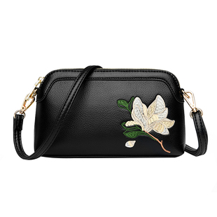 新中式国风女包2025新款真皮包小包中年妈妈单肩斜挎包手机包软皮