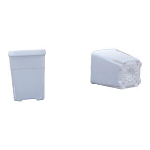 3.7c m迷你多肉塑料方盆拇指控根肉锥生石花盆育苗播种整理浸水盘