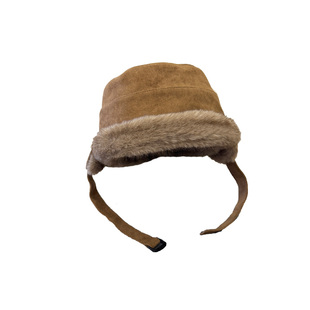 韩国新款秋冬保暖毛绒渔夫帽女骑车滑雪防寒套头系带盆帽潮护耳帽