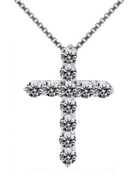 Mr.Bling纯银马思唯十字架吊坠
