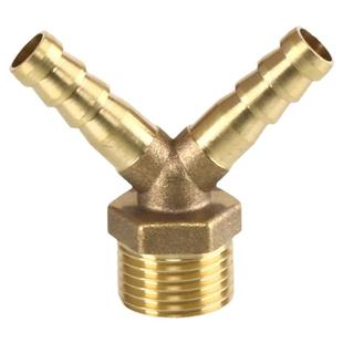 汽车4分铜外丝双插10宝塔淋水器配件滴水刹车三通接头单插管8接头