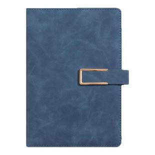 A5笔记本本子加厚可印logo记事本商务工作会议记录本日记本大学生考研高颜值皮面复古简约记账摘抄读书笔记本