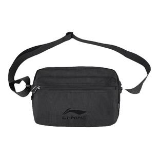 李宁男士斜挎包新款时尚通勤小挎包防泼水户外休闲旅行单肩小背包