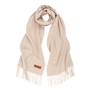 MARJAKURKI玛丽亚古琦山羊绒围巾女生日礼物高级感红色围巾女冬季