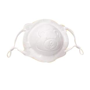 德安琦幼童杯型口罩-白色小熊5只装