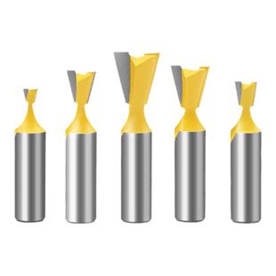 名刃5件套燕尾刀槽铣木工铣刀雕刻机边机刀头榫合口荀刀蜂箱刀具