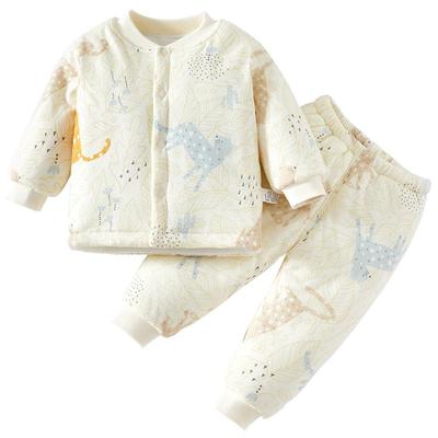 棉恋森婴儿衣服纯棉秋冬加厚套装