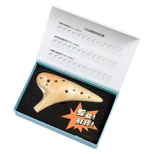 西子龙韵塑料塑脂12孔中音C/AC调初学陶笛耐摔学校学生吹奏乐器