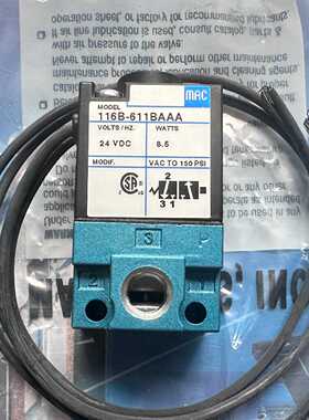 议价MAC电磁阀116B-611BAAA/117B/111B/161B/611JB/291JM/JD/JA/2
