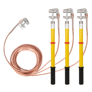 10kv高压接地线接地棒25平方软铜线电站厂接地棒配电房接地线夹子