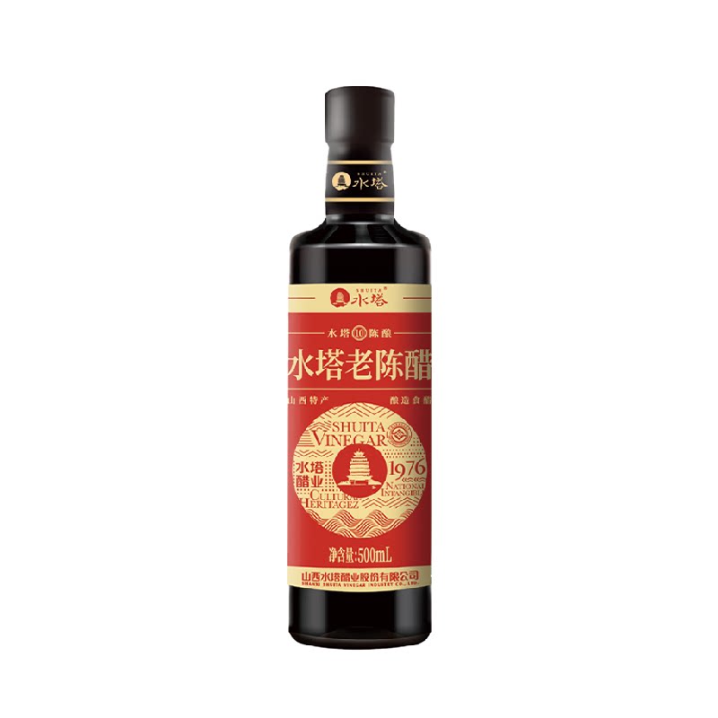 水塔老陈醋山西醋陈醋家用食用醋10陈酿6度500ml