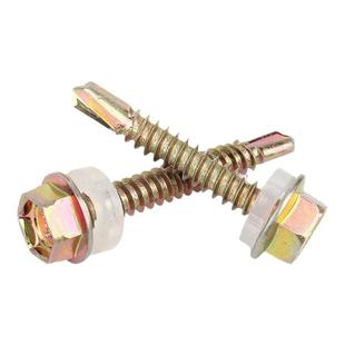 彩钢瓦螺丝镀锌外六角钻尾自攻丝螺钉自钻燕尾螺丝钉M4.8M5.5M6.3