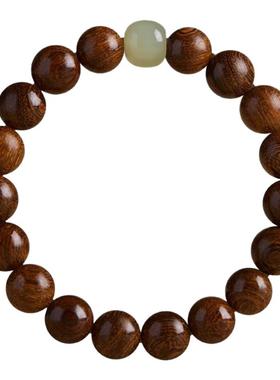 金丝楠檀木质手持链念佛珠串