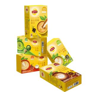 立顿奶茶袋装香浓经典原味港式鸳鸯柠檬片下午茶速溶冲泡热饮10包
