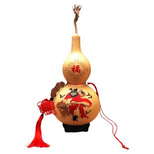 天然葫芦挂件大号龙头摆件开口木葫芦家宅文玩把件真葫芦葫芦摆件