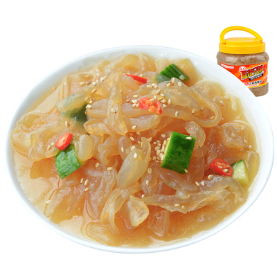 陆龙大桶装1800g爽口美味海蜇丝