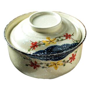 碗泡面碗陶瓷汤碗带盖可微波专用家用大碗餐具日式面碗饭碗釉下彩