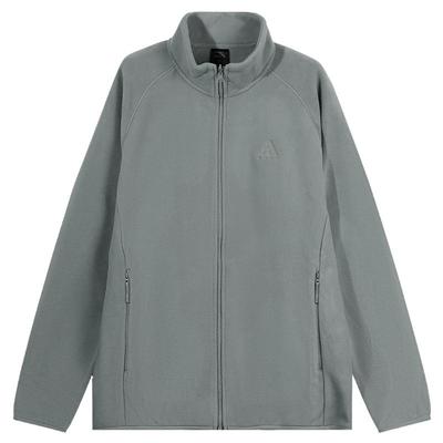 安踏摇粒绒卫衣男加厚保暖套头衫