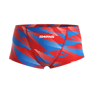 swans儿童泳裤男童专业训练青少年平角抗氯速干中大童竞速游泳裤