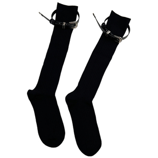 棕色袜子复古秋冬英伦风中长筒棉袜黑色甜酷jk小腿袜学院风及膝袜