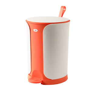 永升新款脚踩垃圾桶缓降静音家用客厅卧室厨房厕所简约可爱收纳桶