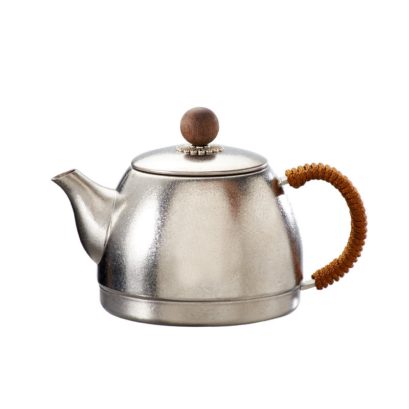 茶皇子纯钛泡茶壶家用短嘴