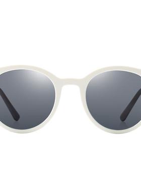 帕森时尚圆框防紫外线墨镜