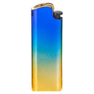 迷你短款金属雕刻广告定制铁壳砂轮滑轮可充气明火个性小号打火机