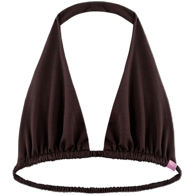 三角形罩杯挂脖比基尼辣妹背心