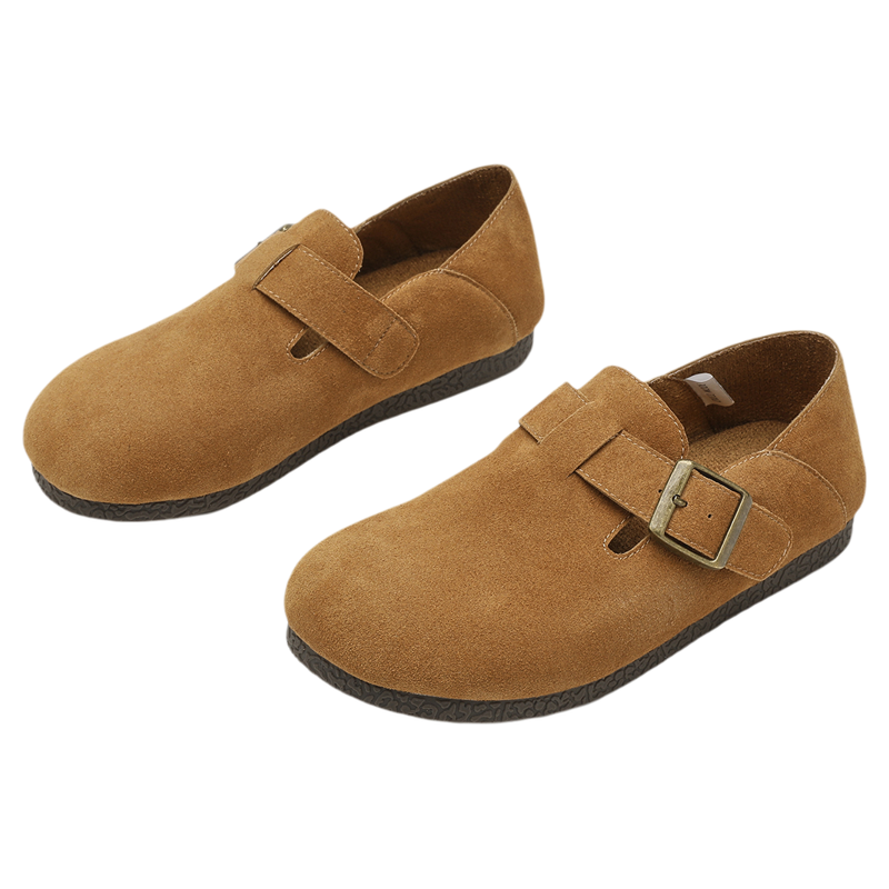 exull/依思Q2025秋冬季新款可露丽勃肯鞋女鞋一脚蹬复古休闲鞋