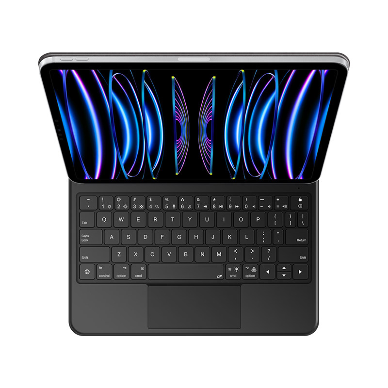 触点妙控适用苹果iPadPro11磁吸键盘2021款ipadpro11/12.9智能触控A2377/A2459/A2378一体悬浮免蓝牙键盘