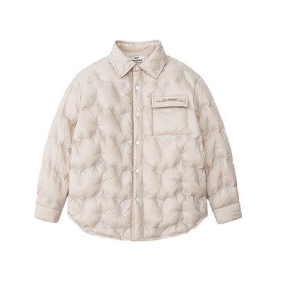 suntomorrow儿童羽绒服2025冬装新款男女童轻薄大童休闲外套大衣