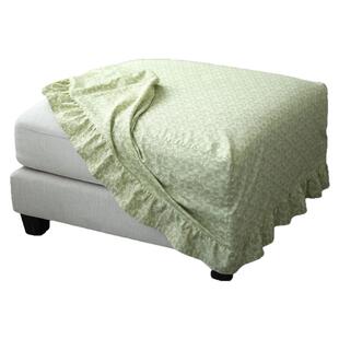 定制薄棉方榻套沙发脚踏凳套罩子换鞋坐凳防尘罩布艺沙发套子