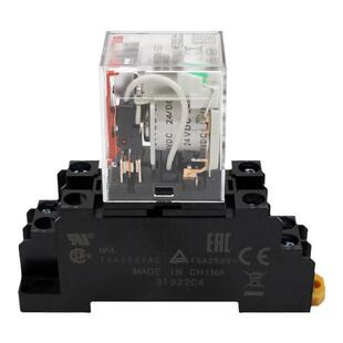 欧姆龙继电器MY2N-GS-DC24V MY4N-AC220V 12V 8/14脚底座 MY2N-J